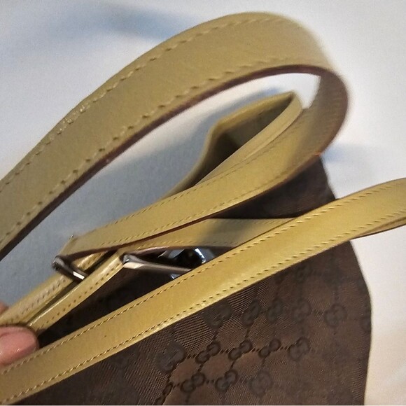 Gucci Monogram Brown, Black and Tan Tote Bag - Picture 8 of 14